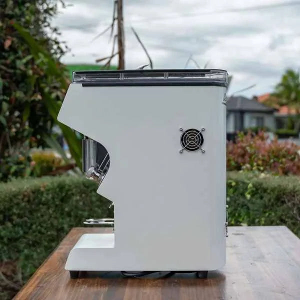 Mythos One In White Commercial Coffee Grinder
