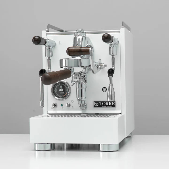 Torre Luigino TSP MT White with Wood and Joystick Coffee Machine