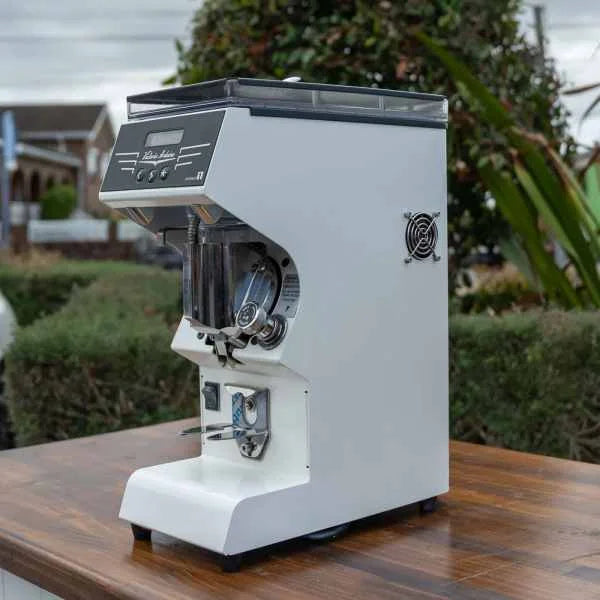 Mythos One In White Commercial Coffee Grinder