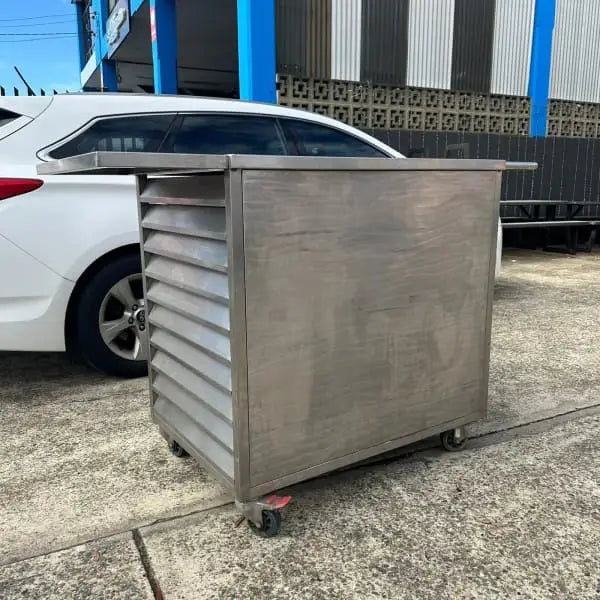 Compact Stainless Steel Coffee/ food cart