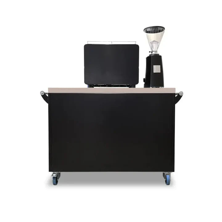 Full Stainless Steel Coffee Cart Small 1.2 Meter